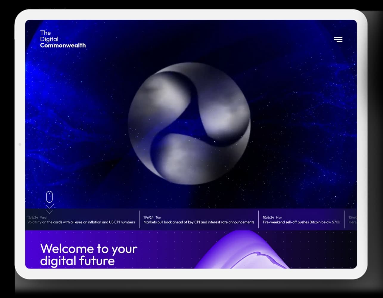 The Digital Commonwealth homepage — Welcome to your digital future